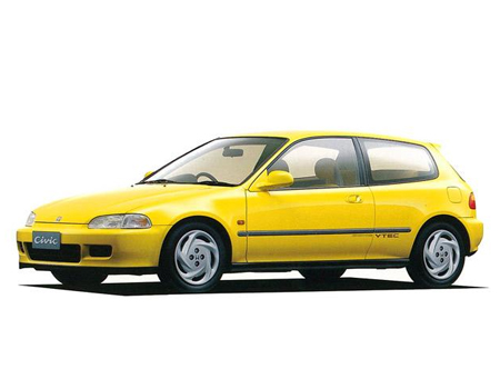 EVA автоковрики для Honda Civic VI (EK3) хэтчбек 1995 - 2000 прав. руль — civic-ek3